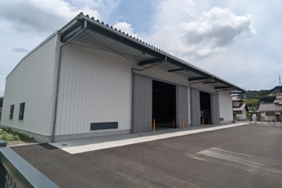 【賃貸】岡山県浅口郡里庄町510.00m2(154.28坪)の貸し倉庫（貸倉庫）・賃貸倉庫の外観